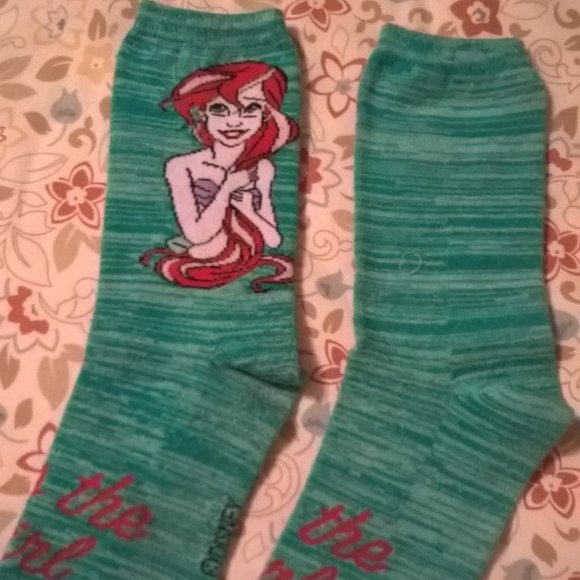 Disney Accessories The Little Mermaid Ariel Socks Set Of Two Poshmark